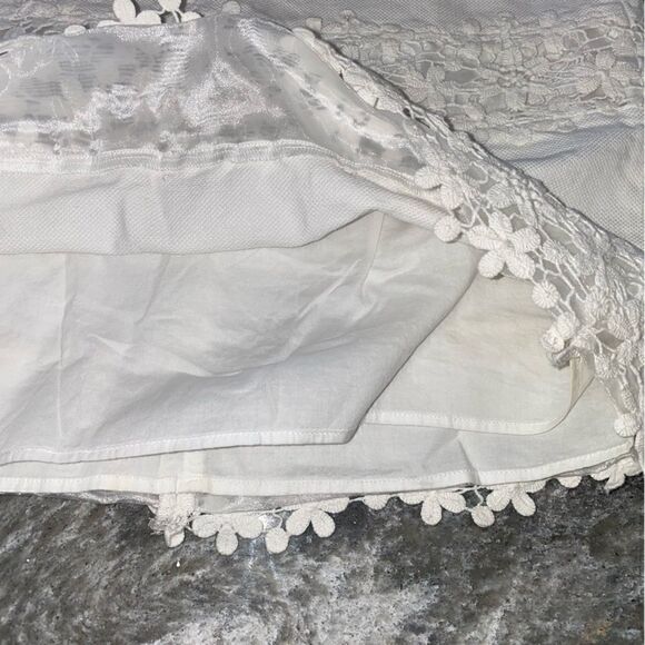 J.Crew Womens Cotton Daisy Lace Mini Skirt White Size 2 - Picture 4 of 11